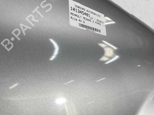 Right front fenders RENAULT MEGANE II (BM0/1_, CM0/1_) 1.6 16V (BM0C, CM0C) | BP23574259C42 