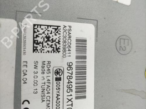 Radio PEUGEOT 3008 I MPV (0U_) 1.6 HDi | BP32078242E6 