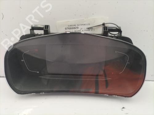 Used Instrument cluster RENAULT MEGANE IV Hatchback (B9A/M/N_) 1.5 Blue dCi 115 (B9A6) (116 hp) 22846753