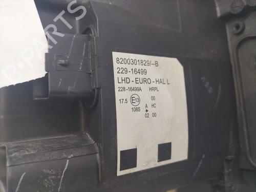 Used Left headlight Left headlight RENAULT MODUS / GRAND MODUS (F/JP0_) 1.4 (JP01, JP0J) (98 hp) 29980487 29980487