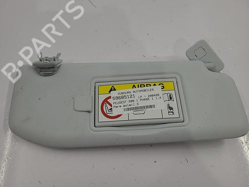 Right sun visor PEUGEOT 208 I (CA_, CC_) 1.4 HDi | BP22820860I2