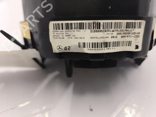 Driver airbag MERCEDES-BENZ A-CLASS (W176) A 180 CDI (176.000) | BP25331541C9 