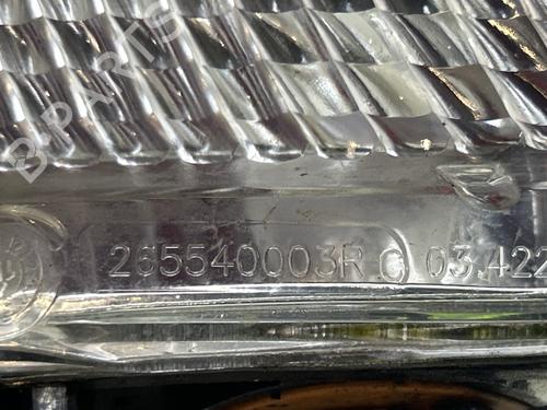 Used Reverse light Reverse light RENAULT CAPTUR I (J5_, H5_) 1.5 dCi 90 (J5N4, J5M5, J5MW, J5M6, J5AL, J5AJ) (90 hp) 40510173 40510173