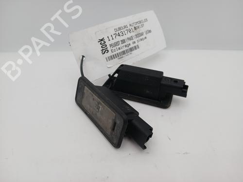 Used Licence plate light PEUGEOT 2008 I (CU_) 1.6 HDi (114 hp) 30713623
