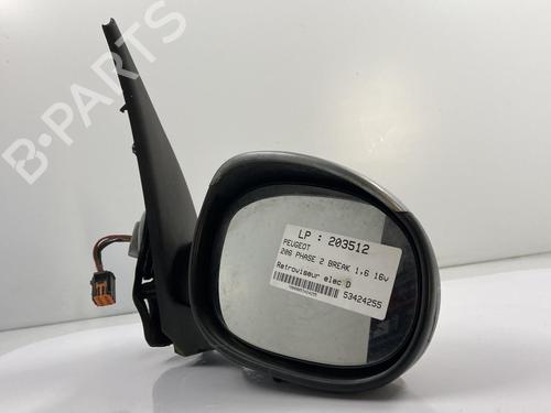 Right mirror PEUGEOT 206 SW (2E/K) 1.6 16V | BP22817499C27 