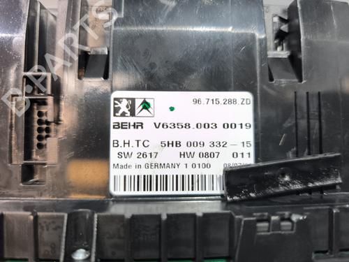 Climate control CITROËN C5 III (RD_) 2.0 HDi 165 (RDRHHA, RDRHH8) | BP29439129I5 