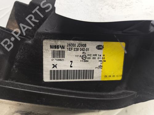 Used Left headlight Left headlight NISSAN QASHQAI I (J10, NJ10) 1.5 dCi (106 hp) 31926908 31926908