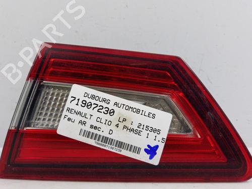 Used Right tailgate light RENAULT CLIO IV (BH_) 1.5 dCi 90 (90 hp) 22827063