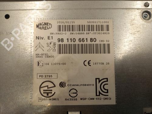 Radio PEUGEOT 208 I (CA_, CC_) 1.2 VTI 82 | BP23867106E6