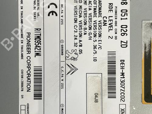 Radio PEUGEOT 208 I (CA_, CC_) 1.2 VTi 68 / PureTech 68 | BP22827304E6 