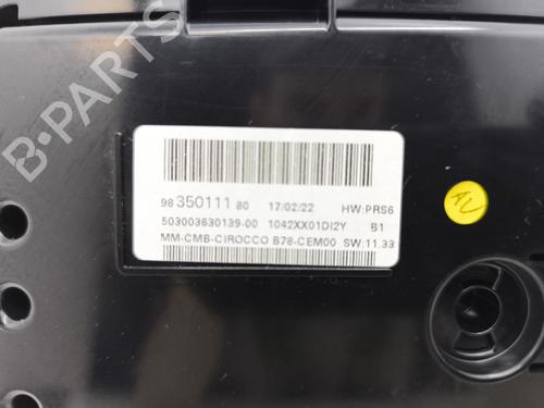 Kombiinstrument CITROËN GRAND C4 SPACETOURER (3A_, 3E_) 1.5 BlueHDi 130 | BP29700558C47