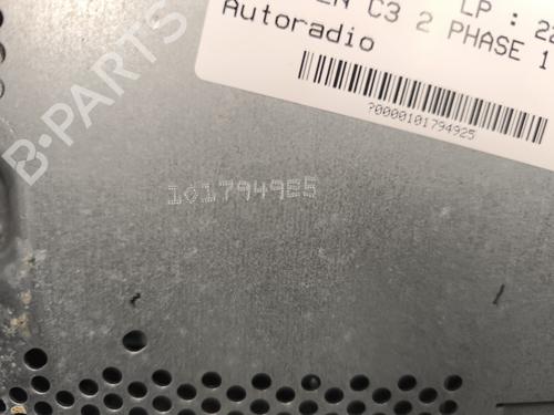 Radio CITROËN C3 II (SC_) 1.6 HDi | BP23970381E6 