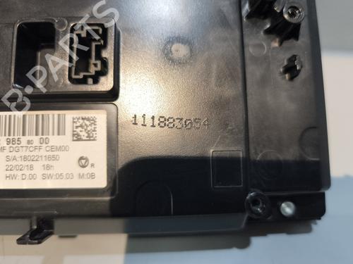 Display monitor PEUGEOT 308 II (LB_, LP_, LW_, LH_, L3_) 1.6 BlueHDi 120 | BP29314806C48 