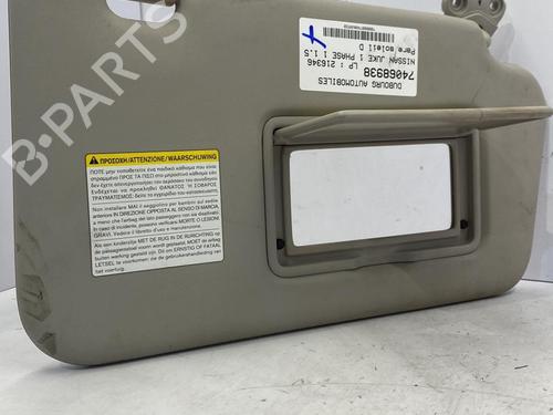 Used Right sun visor NISSAN JUKE (F15) 1.5 dCi (110 hp) 22827825