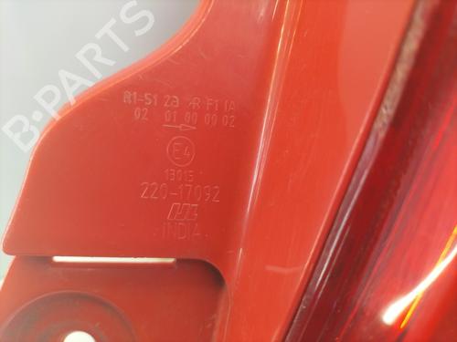 Right taillight SUZUKI ALTO VII (GF, HA25_, HA35_) 1.0 (AMF310, GFC31S) | BP32212605C35 
