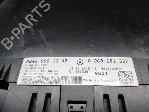 Used Instrument cluster Instrument cluster MERCEDES-BENZ B-CLASS Sports Tourer (W246, W242) B 180 (246.242) (122 hp) 30545258 30545258