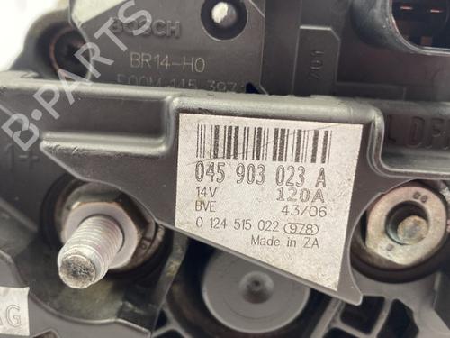 Alternator VW POLO (9N_, 9A_) 1.4 TDI | BP22843805M7 
