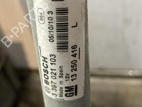 Used Front wiper motor OPEL MERIVA B MPV (S10) 1.7 CDTI (75) (110 hp) 22818795