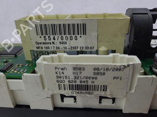 Climate control VW POLO (9N_, 9A_) 1.2 12V | BP22823988I5 