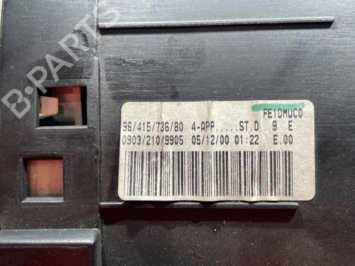 Instrument cluster PEUGEOT 206 Hatchback (2A/C) 2.0 HDI 90 | BP28328734C47 
