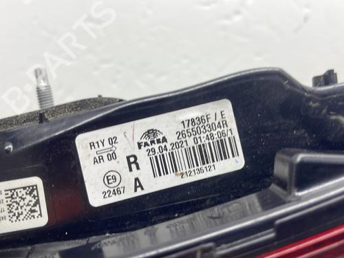 Right tailgate light RENAULT CLIO V (B7_) 1.0 TCe 90 (B7MT) | BP32016924C80