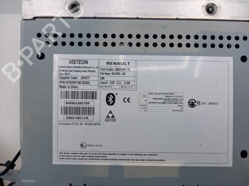 Radio RENAULT TWINGO III (BCM_, BCA_) 1.0 SCe 75 | BP33316698E6 - Image 4