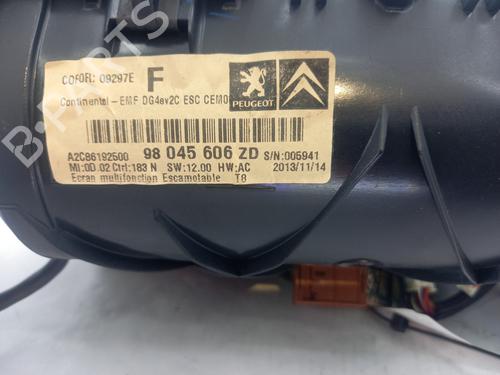 display-monitor-peugeot-5008-0u_-0e_-2009-2010-2011-2012-2013-2014-2015-2016-2017-34260157 main image