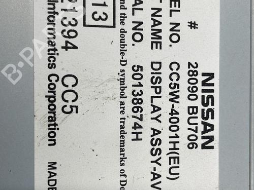 Display monitor NISSAN ALMERA TINO (V10) 1.8 | BP23830427C48