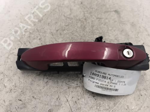 Used Front left exterior door handle FORD FIESTA VI (CB1, CCN) 1.25 (60 hp) 24196801