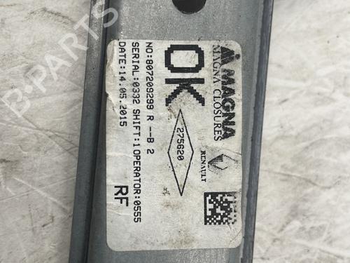 Front right window mechanism DACIA SANDERO II TCe 90 (B8M1, B8MA, B8AC) | BP23829144C23 