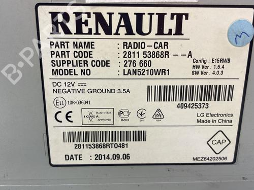 Used Display monitor Display monitor RENAULT CLIO IV Grandtour (KH_) 1.5 dCi 90 (KHN3, KHN4) (90 hp) 33317001 33317001