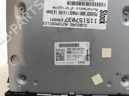 Radio PEUGEOT 3008 I MPV (0U_) 1.6 HDi | BP30184410E6