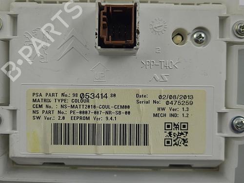 Used Instrument cluster PEUGEOT 208 I (CA_, CC_) 1.6 HDi (114 hp) 22823477