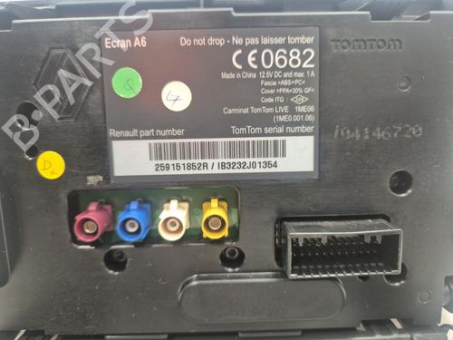 Display monitor RENAULT CLIO III (BR0/1, CR0/1) 1.5 dCi | BP24886784C48 
