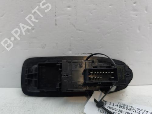 Left front window switch PEUGEOT 208 I (CA_, CC_) 1.2 VTI 82 | BP30200215I27
