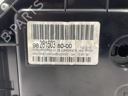 Instrument cluster PEUGEOT 3008 II SUV (MC_, MR_, MJ_, M4_) 1.5 BlueHDi 130 | BP22843516C47 