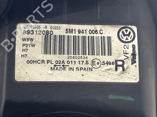 Right headlight VW GOLF PLUS V (5M1, 521) 1.9 TDI | BP40443216C29 - Image 3