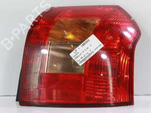 Used Right taillight TOYOTA COROLLA (_E12_) 2.0 D-4D (CDE120_, CDE120R) (90 hp) 22813855