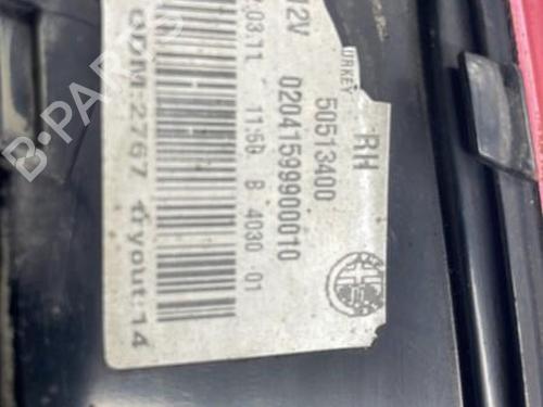 Used Left tailgate light Left tailgate light ALFA ROMEO GIULIETTA (940_) 1.6 JTDM (940FXD1A) (105 hp) 22841833 22841833