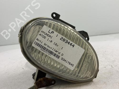 Used Right front fog light Right front fog light HYUNDAI ATOS (MX) 1.0 i (54 hp) 22817487 22817487