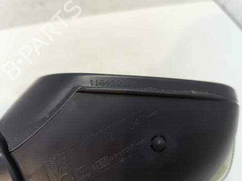 Right mirror PEUGEOT 208 I (CA_, CC_) 1.4 HDi | BP28178584C27