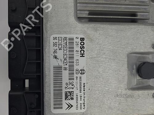Engine control unit (ECU) PEUGEOT 407 (6D_) 1.6 HDi 110 (6D9HZC, 6D9HYC) | BP22824672M57 