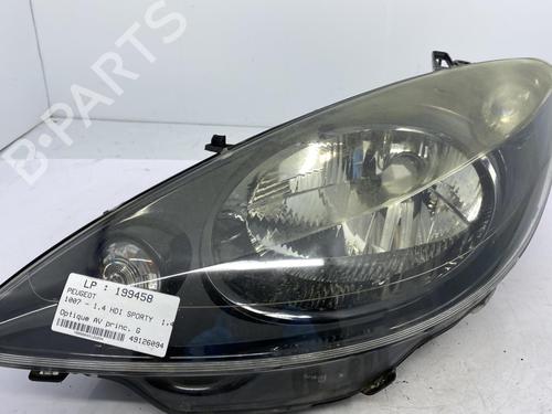 Left headlight PEUGEOT 1007 (KM_) 1.4 HDi | BP22816112C28 