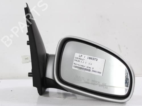 Used Right mirror CHEVROLET AVEO / KALOS Hatchback (T200) 1.2 LPG (72 hp) 22813357