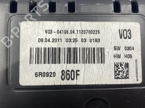 Used Instrument cluster VW POLO V (6R1, 6C1) 1.2 TSI (105 hp) 22827894
