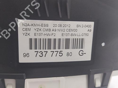 Used Instrument cluster PEUGEOT 208 I (CA_, CC_) 1.2 VTI 82 (82 hp) 22820099