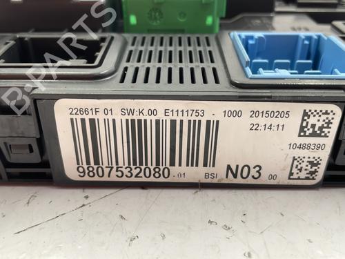 Fuse box PEUGEOT 208 I (CA_, CC_) 1.2 VTI 82 | BP22843613E1 