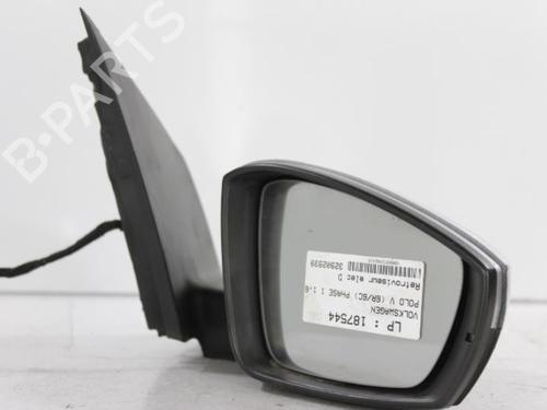 Used Right mirror VW POLO V (6R1, 6C1) 1.6 TDI (75 hp) 22813979