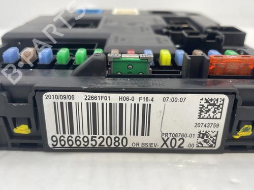 Fuse box CITROËN C3 II (SC_) 1.6 HDi 90 | BP31966021E1