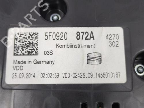 Instrument cluster SEAT LEON (5F1) 1.6 TDI | BP22828709C47 